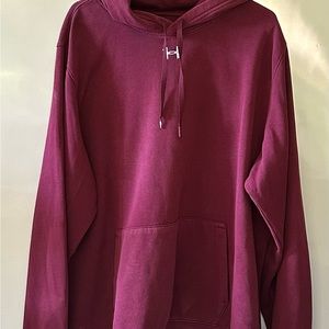 Underarmour hoodies, 2XL, unisex, reddish pink.